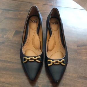 Sofft Black Leather Pumps